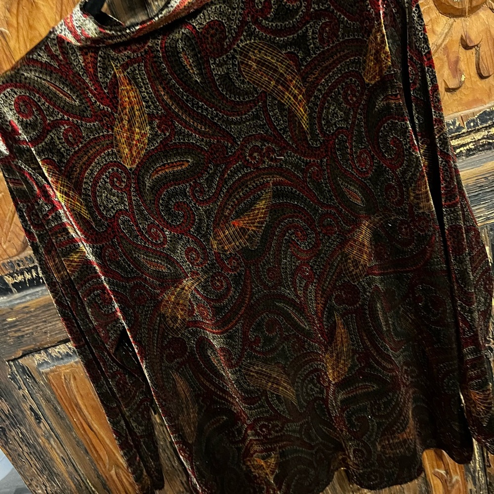 Ladies Paisley Sweater - Multicolor